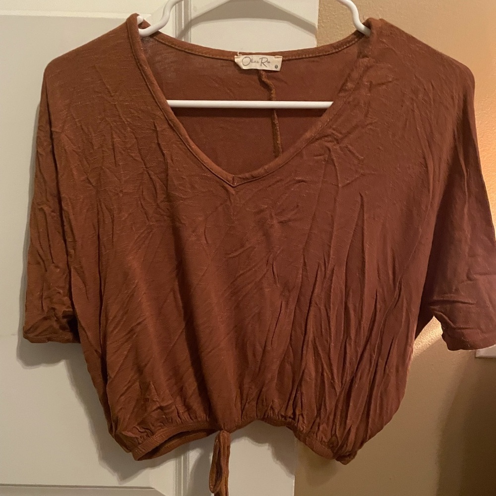BURNT ORANGE SHIRT